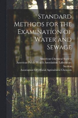 bokomslag Standard Methods for the Examination of Water and Sewage