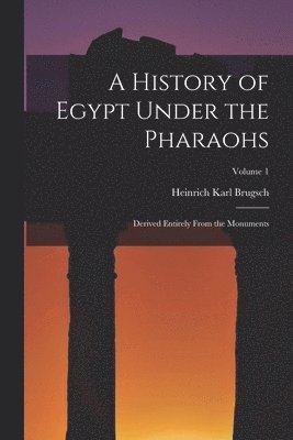 Heinrich Karl Brugsch - History of Egypt Under the Pharaohs, Häftad