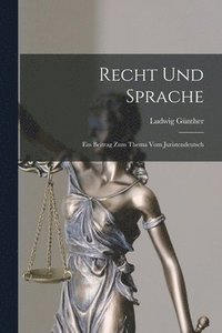 bokomslag Recht Und Sprache