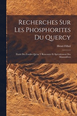 Henri Filhol - Recherches Sur Les Phosphorites Du Quercy, Häftad