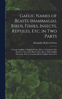 bokomslag Gaelic Names of Beasts (Mammalia), Birds, Fishes, Insects, Reptiles, etc. in two Parts