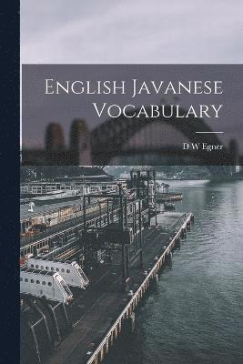 bokomslag English Javanese Vocabulary