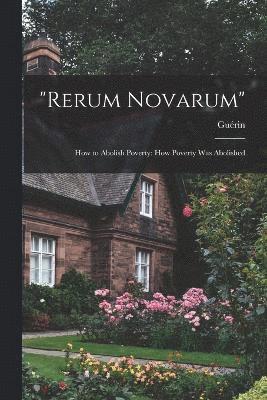 bokomslag &quot;Rerum Novarum&quot;