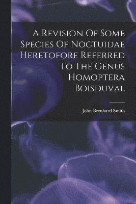 bokomslag A Revision Of Some Species Of Noctuidae Heretofore Referred To The Genus Homoptera Boisduval