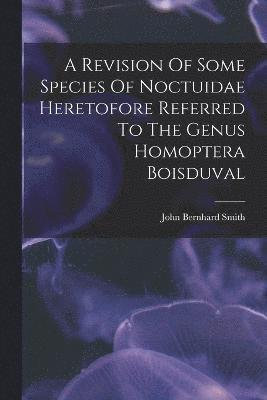 bokomslag Revision Of Some Species Of Noctuidae Heretofore Referred To The Genus Homoptera Boisduval