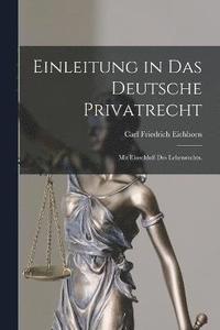 bokomslag Einleitung in das deutsche Privatrecht
