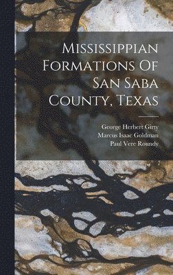 bokomslag Mississippian Formations Of San Saba County, Texas