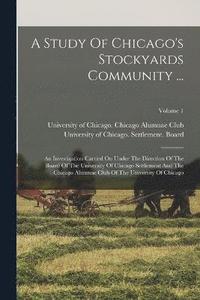 bokomslag A Study Of Chicago's Stockyards Community ...