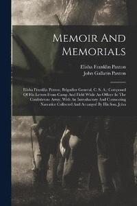 bokomslag Memoir And Memorials