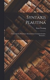 bokomslag Syntaxis Plautina