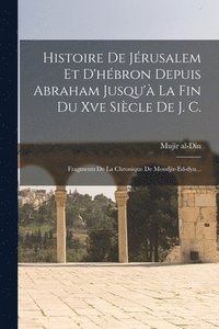 bokomslag Histoire De Jrusalem Et D'hbron Depuis Abraham Jusqu' La Fin Du Xve Sicle De J. C.