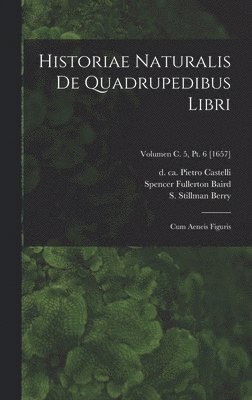 bokomslag Historiae naturalis de quadrupedibus libri