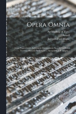 bokomslag Opera Omnia