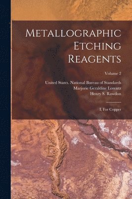 bokomslag Metallographic Etching Reagents