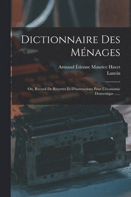 bokomslag Dictionnaire Des Mnages