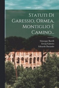 bokomslag Statuti Di Garessio, Ormea, Montiglio E Camino...