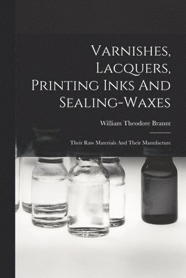 Varnishes, Lacquers, Printing Inks And Sealing-waxes 1