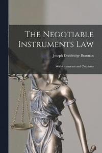 bokomslag Negotiable Instruments Law