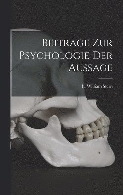 bokomslag Beiträge zur Psychologie der Aussage