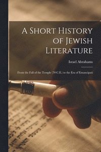 bokomslag A Short History of Jewish Literature