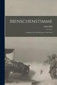 bokomslag Menschenstimme