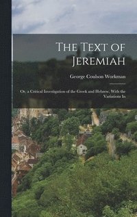 bokomslag Text of Jeremiah