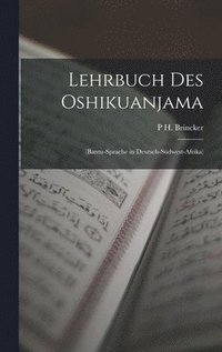 bokomslag Lehrbuch Des Oshikuanjama