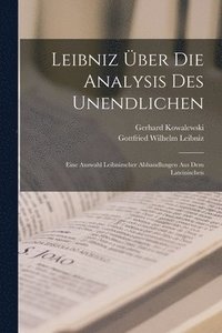 bokomslag Leibniz ber Die Analysis Des Unendlichen