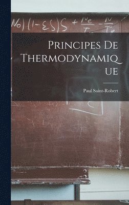 Principes De Thermodynamique 1