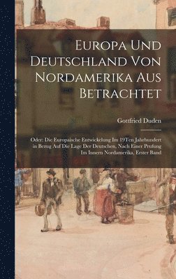 bokomslag Europa Und Deutschland Von Nordamerika Aus Betrachtet