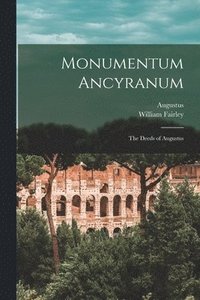bokomslag Monumentum Ancyranum
