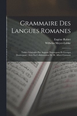 Grammaire Des Langues Romanes 1