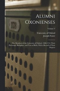 bokomslag Alumni Oxonienses