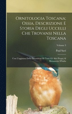 bokomslag Ornitologia Toscana; Ossia, Descrizione E Storia Degli Uccelli Che Trovansi Nella Toscana