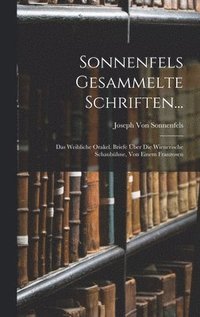 bokomslag Sonnenfels Gesammelte Schriften...