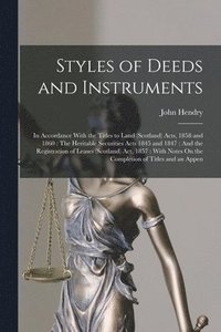 bokomslag Styles of Deeds and Instruments