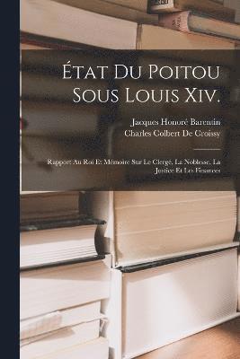 tat Du Poitou Sous Louis Xiv. 1