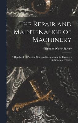 bokomslag Repair and Maintenance of Machinery