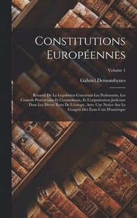 bokomslag Constitutions Europennes
