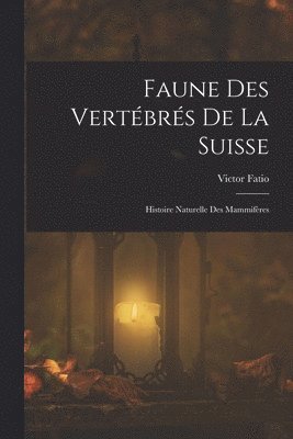 Faune Des Vertébrés De La Suisse
