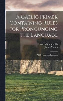 A Gaelic Primer Containing Rules for Pronouncing the Language; With Numerous Examples 1
