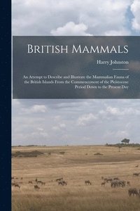 bokomslag British Mammals; an Attempt to Describe and Illustrate the Mammalian Fauna of the British Islands From the Commencement of the Pleistocene Period Down to the Present Day