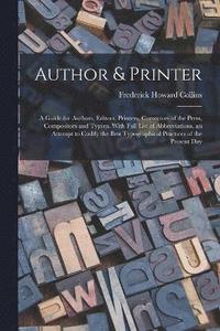bokomslag Author & Printer