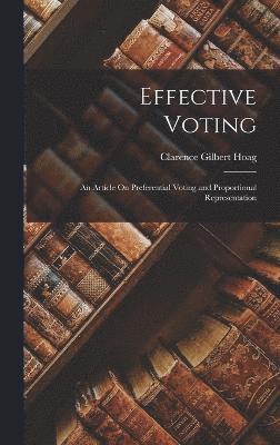 bokomslag Effective Voting