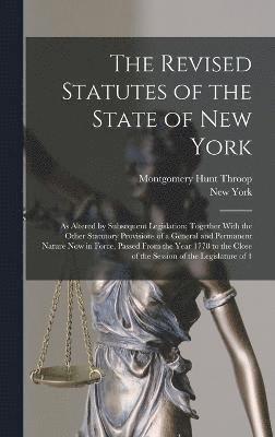 bokomslag Revised Statutes of the State of New York