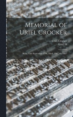 bokomslag Memorial of Uriel Crocker