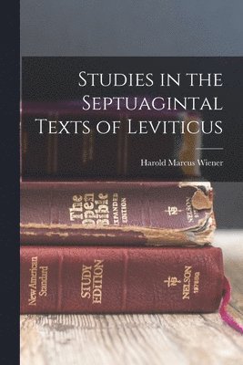 bokomslag Studies in the Septuagintal Texts of Leviticus