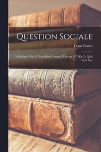 bokomslag Question sociale