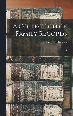 bokomslag Collection of Family Records