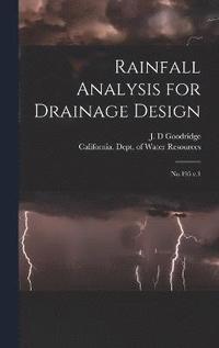 bokomslag Rainfall Analysis for Drainage Design